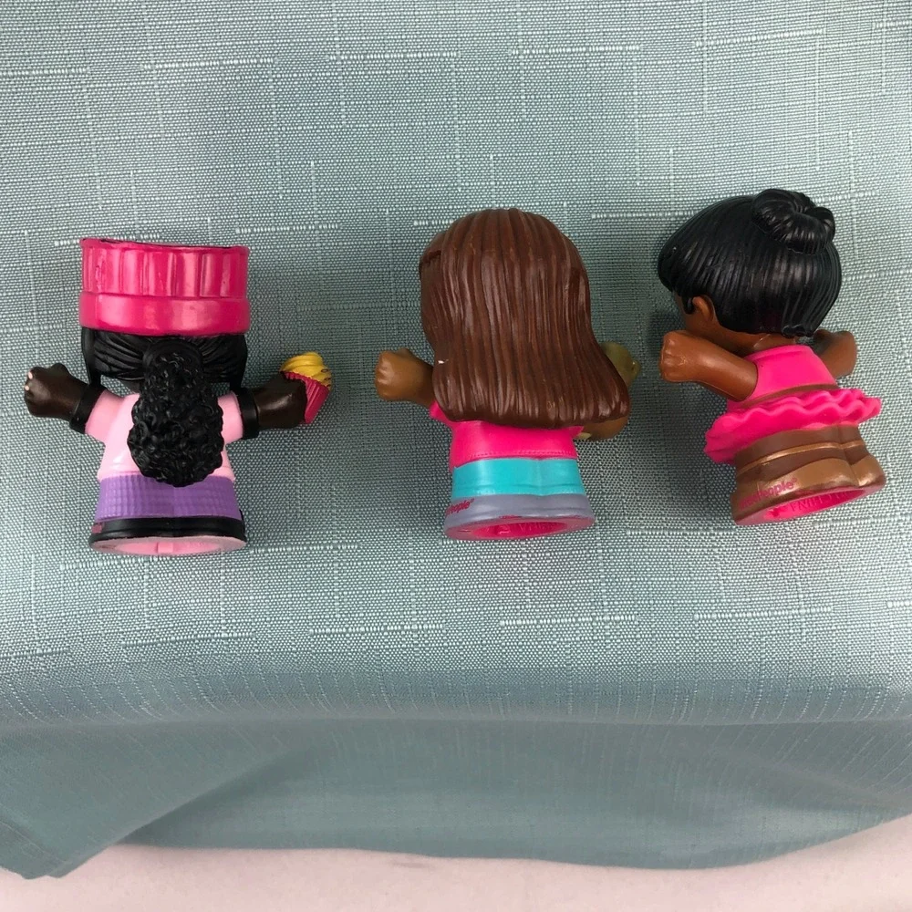 Fisher Price 9 Little People Figure Lot Diverse Characters Pilot Baker Vet Baby